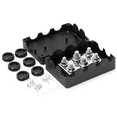 thumbnail image 4 of 500A Marine Bus Bar 48V Automotive Power Distribution Block Big Current 6 Studs Plastic Cover for Car Boat Auto Red, 4 of 8