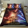 thumbnail image 1 of Star Wars Conjunto de sábanas temático, trío de piezas, cómodo y amigable con la piel, diseño único, regalo de decoración para el hogar para familiares, amigos y fans,173cm *218cm, 1 of 6