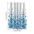 thumbnail image 3 of Ensemble de Rideau de Douche et Doublure d'Hôtel Lavable en Machine Rideau de Baignoire en Polyester Doux, 3 of 3