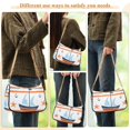 thumbnail image 4 of FORMRS Womens Shoulder Bag with Chain Strap Clutch Purse Cute Tote Handbag, Blue Nautical Pattern, 4 of 7