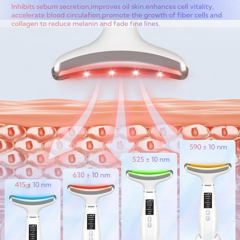 Facial and Neck Beauty Device, Skin Care Face Massager Facial and Neck Beauty Device, Skin Care Face Massager