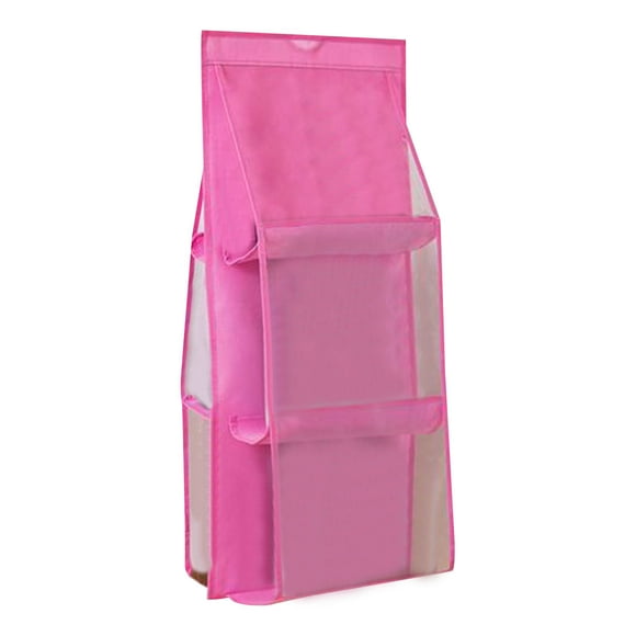 Storage Bins Clearance Multi Layer Storage Hanging Bag, Wardrobe Wallet Storage Bag, Family Wardrobe Bedroom Hanging Handbag Hanger Storage Bag
