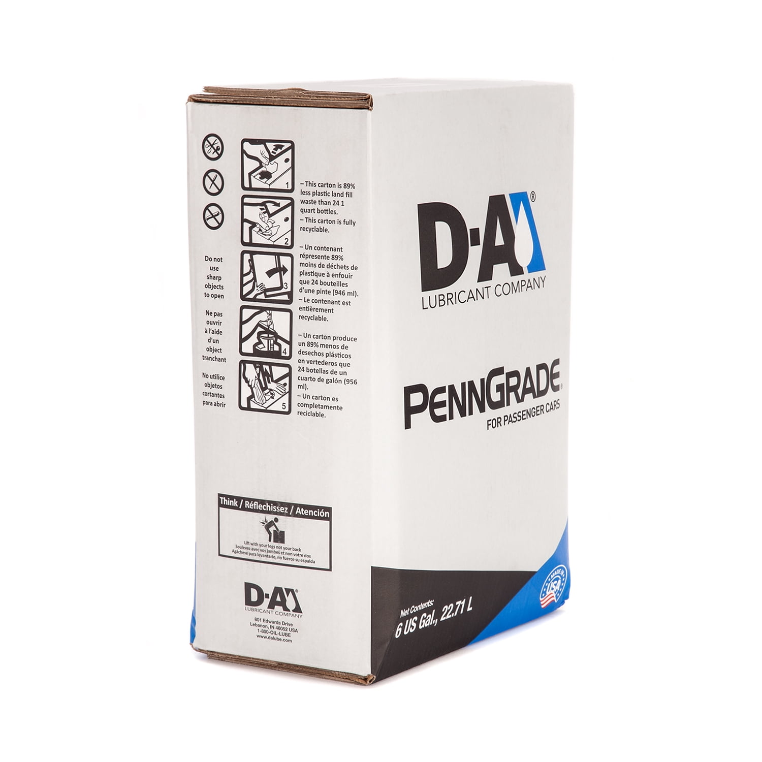 D-A LUBRICANT COMPANY 54505, Autotrans G3 Conventional Automatic Transmission Fluid (ATF), 6 Gallon