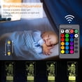 thumbnail image 6 of YSITIAN Spaceman Night Light for Kids, 3D Illusion Astronaut Lamp, USB Powered Table Nightlight, 16 Color Changing with Remote, Xmas Birthday Holiday Gifts Room Decor YT-7684, 6 of 7
