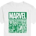 thumbnail image 3 of Marvel - St. Patrick's Day Green Grid - Men's Short Sleeve Graphic T-Shirt, 3 of 5