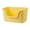 Yellow S, variant on Bunblic Open Cats Litter Boxes Front Opening Bedpan Pet Supplies Easy Access High Sided Cat Toilet Sandbox Semi Enclosed Pet Litter Pan Green S