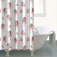thumbnail image 4 of Fairy Princess Butterfly Pattern Shower Curtain 84"x72" ,Bathroom Decorative Shower Curtains Set with 12 Hooks,Modern Waterproof Washable Shower Curtain, 4 of 6