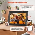 thumbnail image 4 of 10.1 inch 32GB Wifi Digital Picture Frame,1280*800 IPS HD Touch Screen Cloud Smart Photo Frames,Auto-Rotate,Share Photos/Videos Instantly from Anywhere,Gift for Friends and Parents, 4 of 9