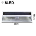 thumbnail image 2 of Luz de pared solar con sensor de movimiento para exteriores de seguridad, 1 paquete, negro118LED Jormftte CPB-US-DYP139-7, 2 of 5