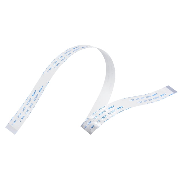 Cable FFC FPC Plano Flexible 20 Pasadores 0,5mm Paso 300mm Largo Tipo A Unique Bargains Paquete de 5