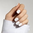 thumbnail image 4 of KISS imPRESS No Glue Needed Press On Nails, Color, Frosting, White, Short Squoval, 30 Count, 4 of 13
