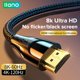 thumbnail image 1 of llano hdmi 8K 2.1 3D Cable Trenzado A 60hz/144hz De Transmisión De Ultra Alta Velocidad 48Gbps 3D HDR Para HDTV PS5/PS4 pro Switch Xbox, 1 of 3
