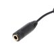 thumbnail image 3 of Gold-plated Plugs 3.5mm Male To Female 3Pole Jack Extending Cable with PVC Outer Material Audio Spare Parts Accessories, 3 of 4