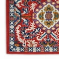 thumbnail image 2 of 2â€™ x 8â€™ Red and Multicolor Decorative Runner Rug, 2 of 5