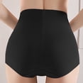 thumbnail image 5 of HVOBTTY Women's Briefs High Waist Adjustable Button Waist Control Soft Shaping Hip Lining Base Underwear, 5 of 5