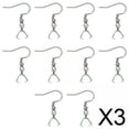 thumbnail image 1 of 3x10x Ganchos Para Pendientes De Moda, Fabricación De Joyas, Dijes, Artesanía De Acero Inoxidable DIY, 1 of 8