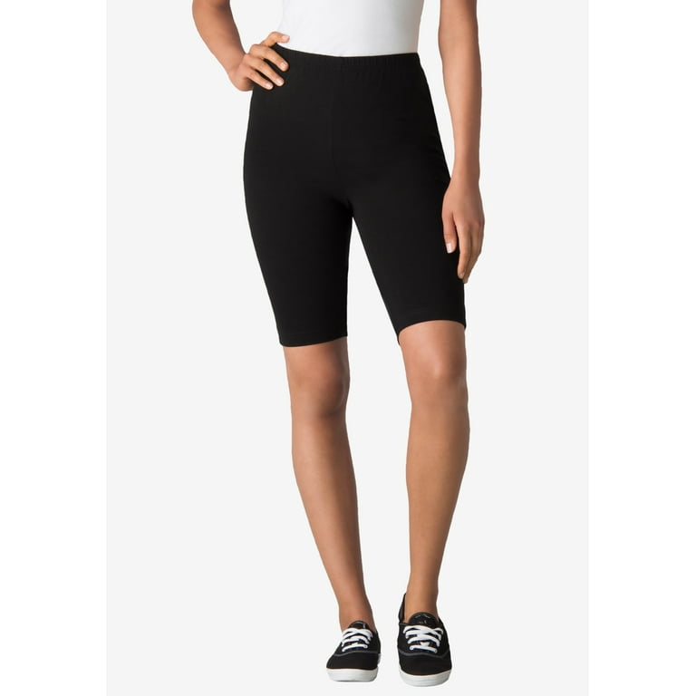 Cotton biker shorts women's deals