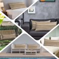 thumbnail image 6 of Brown Body Pillow Covers 20"x54", Vintage Modern Abstract Art Ombre Soft Brushed Microfiber Breathable Throw Pillow Covers, Pillowcase with Zipper for Couch Sofa Bedroom Living Room, 6 of 9