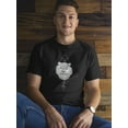 thumbnail image 2 of Polar Bear Head Geometric T-Shirt Men -Image by Shutterstock, Male Small, 2 of 4