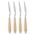 thumbnail image 1 of 4 piezas de cuchillo de paleta para pintura 11# punta de acero inoxidable espátula raspador herramientas de mezcla, 1 of 7