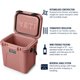 thumbnail image 3 of Hielera YETI Roadie 24, color rosa arenisca, 24 litros de capacidad, 3 of 8