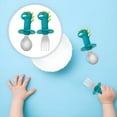 thumbnail image 6 of ACDANC 2026 New Baby Learning Spoon for Kids Made From Safe Silicone and Stainless Steel Black Cartoon Design Kids Spoons for Feeding, Self-Learning, Toddlers, Baby Meals, Home Use, 6 of 7