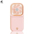 thumbnail image 2 of PULLIMORE Necklace Mini Fan Hands-Free Portable Fan USB 3 Speeds, Folding Electric Cooling Fan Handheld Fan (Pink), 2 of 8