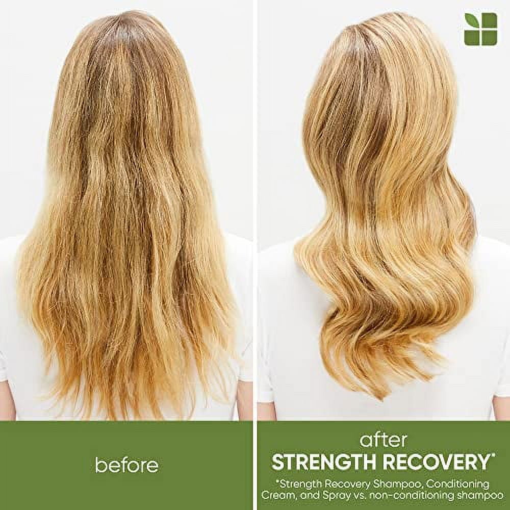 Biolage Strength Recovery Repairing Leave-In Treatment Spray | Heat Protectant & Detangler | Strengthens & Prevents Damage | For All Damaged & Sensitized Hair Types | Vegan | Cruelty-Free | 7.8 Fl. Oz