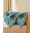 thumbnail image 4 of Coastal Blue Green Body Pillow Cover 20 x 60 Inch Decorative Pillow Cover Ocean Beach Tropical Plant Starfish Lumbar Pillowcase Seasonal Rectangle Cushion Case for Couch Sofa Bed Living Room, 4 of 7