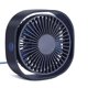 thumbnail image 4 of Pequeño ventilador USB pequeño, silencioso, portátil, alimentado únicamente por USB, refrigeración, configuración de 3 velocidades, ventilador de escritorio giratorio ajustable 360, ventilador person, 4 of 5