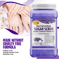 thumbnail image 7 of SPA REDI – Sugar Body Scrub, Lavender and Wildflower, 128 Oz Exfoliating, Moisturizing, Hydrating and Nourishing, Glow, Polish, Smooth and Fresh Skin - Body Exfoliator, 7 of 7