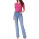 thumbnail image 2 of BLUSA CHIC para Mujeres con Cuello Peter Pan, Manga Corta Abullonada, Camisa Retro S Color Rosa Fucsia, 2 of 6