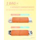 thumbnail image 4 of Juego de 6 cubos de compresión para viajes, bolsas ligeras organizadoras de equipaje, bolsas duraderas para ahorrar espacio, artículos esenciales de viaje, 4 of 6