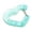 Green, variant on Multipurpose Heart Shape Key Holder Acrylic Materials Gradient Tone Aesthetic Room Hooks Bag Charm For Women And Teens