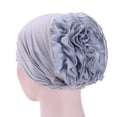 thumbnail image 2 of Walbest Womens Flower Hat Cap Elastic Cotton Turban Beanie Head Scarf Wrap Chemo Cap, 2 of 7