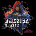 thumbnail image 2 of Men's Marvel Doctor Strange in the Multiverse of Madness America Chavez Paint Splatter  Graphic Tee Black Small, 2 of 5