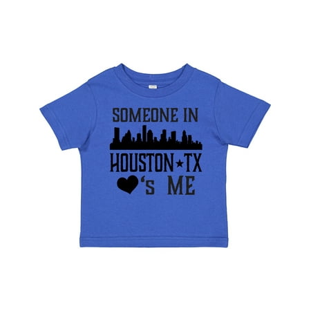 

Inktastic Houston Texas Someone Loves Me Skyline Gift Toddler Boy or Toddler Girl T-Shirt