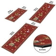 thumbnail image 7 of Laoyebaoho Christmas Kitchen Rugs Sets of 3, Kitchen Mats ,Bohemian Machine Washable Rugs Mats, 7 of 7