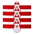 thumbnail image 1 of Miangastore Family Party Red 4Pcs 11.79X1.57X0.12in Unique Napkin Rings, 1 of 8