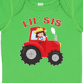 thumbnail image 4 of Inktastic Farmer Tractor Little Sis Girls Baby Bodysuit, 4 of 5