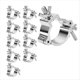 thumbnail image 1 of 10 Abrazaderas para Iluminación de Armazón, Abrazadera de Aleación de Aluminio de 2" para DJ, para Iluminación de Escenario, Luces PAR, Focos, Luces de Cabeza Móvil., 1 of 5