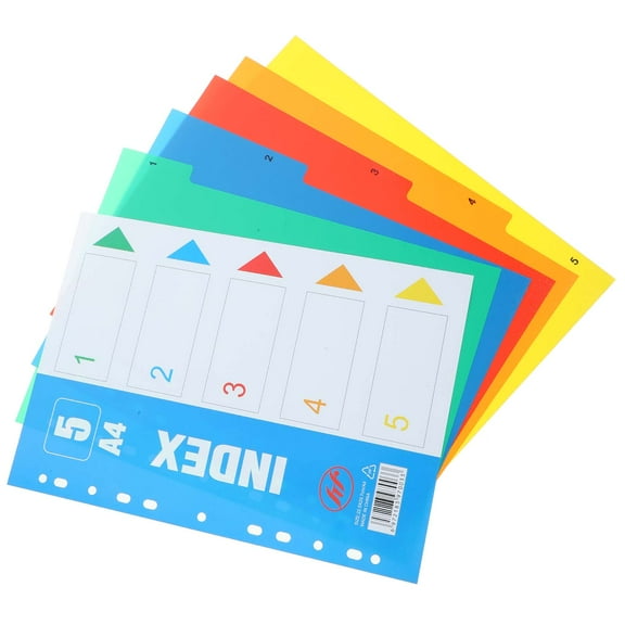 Sticky Tabs Tabs for Binder Index Separator Page Office 29.50X21.00X0.01CM