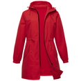 thumbnail image 6 of Duoif Rain Jacket Women, Women's Rain Jacket Plus Size Long Raincoat Lightweight Windbreaker Jackets with Pockets Jackets for Women Red XXXXL, 6 of 6