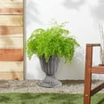 thumbnail image 4 of Arcadia Garden Products 16x18" Traditional Plastic Urn Planter, Whitewash, 4 of 7