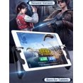 thumbnail image 2 of Game Controller for iPad PUBG Mobile Game Controller Cellphone Trigger Switches for PUBG/Knives Out Gaming Controller Shooter L1R1 Trigger Fire Button Aim Key Gamepad for Tablet/Android/iOS/iPhone, 2 of 5