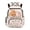 Capybara Axolotl Floral Print, variant on Leopard Print Bow 17 Inch School Bag, Lightweight 600D Polyester Casual Daypack for Kids School and Daily Travel