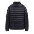 thumbnail image 5 of Men's Winter Large Size Cotton-padded Jacket with Hooded Loose Light Design for Cold Weather Outings, Daily Casual Wear, and Holiday Season Activities,Black,3XL, 5 of 5