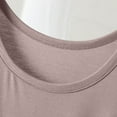 thumbnail image 7 of ALLLIST Brown Spring Tops for Women 2024 Sleeveless Crew Neck Solid Casual Tank Tops Camisole XXL, 7 of 7
