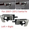 thumbnail image 4 of 4x Interior Door Handle For 2007-2012 Hyundai Santa Fe With Gray Knob, 4 of 5