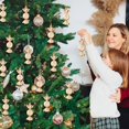 thumbnail image 2 of 12 piezas de adornos navideños de caramelo con purpurina para colgar, adornos de bastón de caramelo para árbol de Navidad, adornos de menta y caramelo con cuerdas doradas, 2 of 4